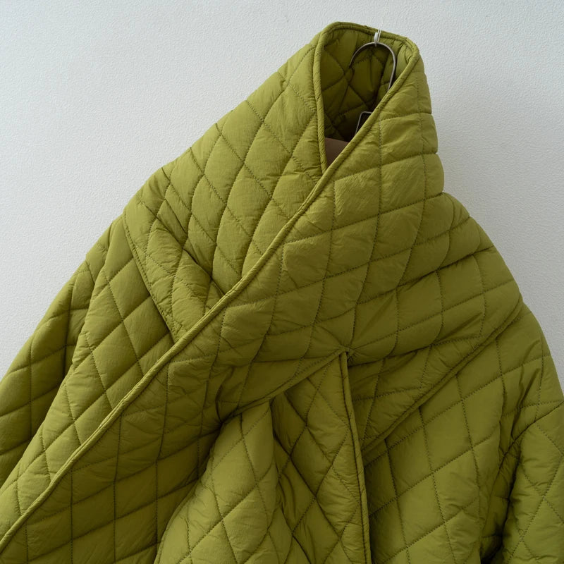 Women Autumn Winter Scarf Jacket Warm parka LadyShow.Store