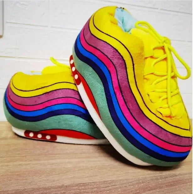 Winter Cotton Plush Shoes Women Warm Cute Indoor Home Slides Unisex One Size Sneakers Man Fashion Soft Floor Slippers  36-45 Pi-Mart