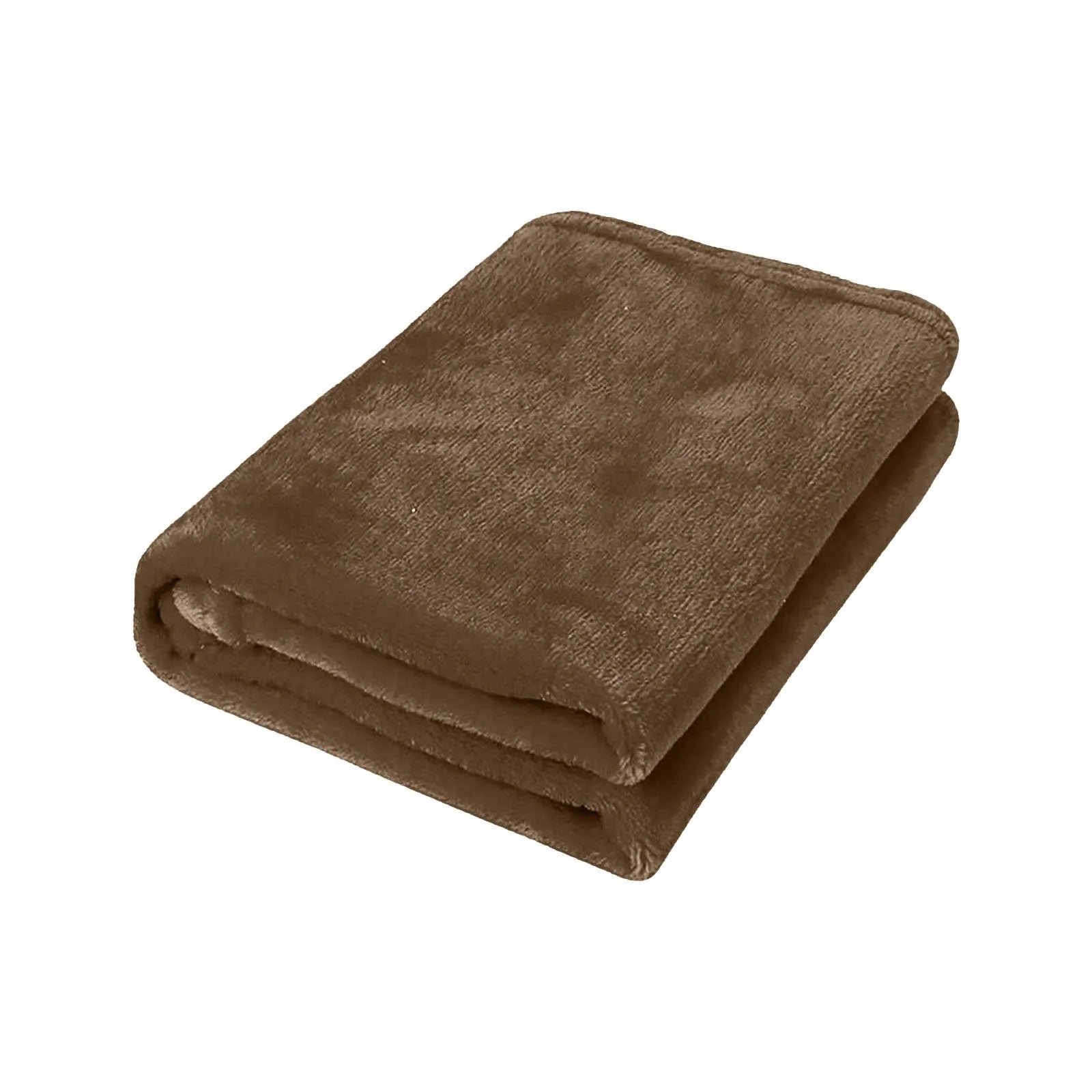 Plain Flannel Coral Blanket Small Fleece Sheet Super Warm Solid Micro Plush Fleece Blanket Throw Rug Sofa Bedding Supplies Pi-Mart