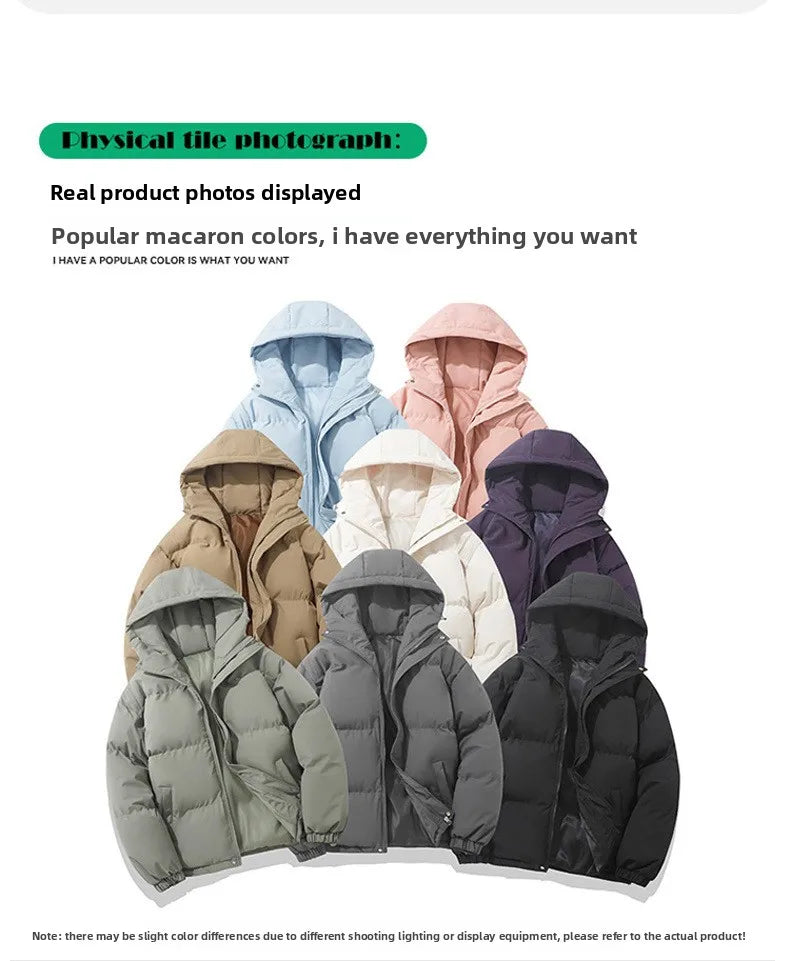 Brand Luxury Women's Winter Down Jacket Coats Parkas Woman Clothes Hooded Cotton Padded Puffer Jackets Bread Outerwear HXY275 Pi-Mart