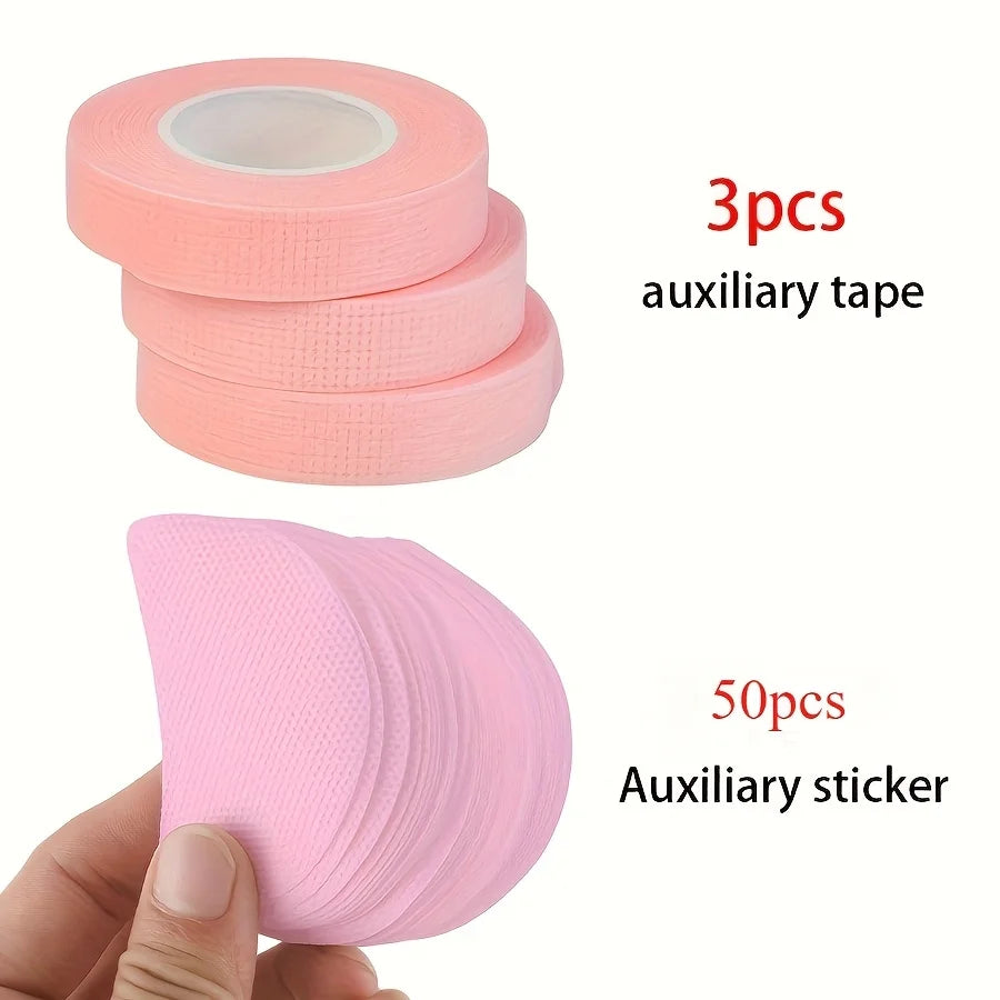 53/50/3/1pc Eyeshadow Assistant Tape Set, Eye Makeup Tape Including Eye Shadow Tape, Eyeshadow Stickers, Eye Makeup Protector Pi-Mart