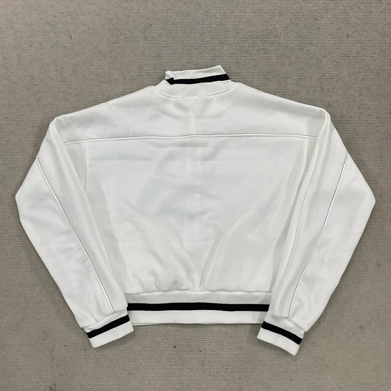 Korean Cartoon Long Sleeved Baseball Jacket for Girls Kawaii Street Jacket Personalized Zipper Cardigan Anime Autumn LadyShow.Store
