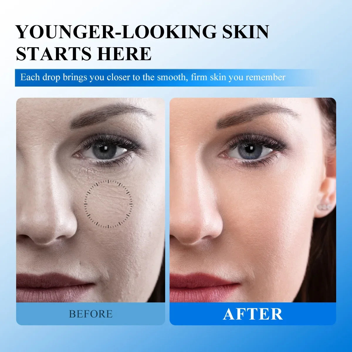 Premium GHK-Cu Copper Peptide SNAP-8 Anti-Aging Essence Fade Fine Lines Lifting Firming Hydration Boost Collagen All Skin Types Pi-Mart