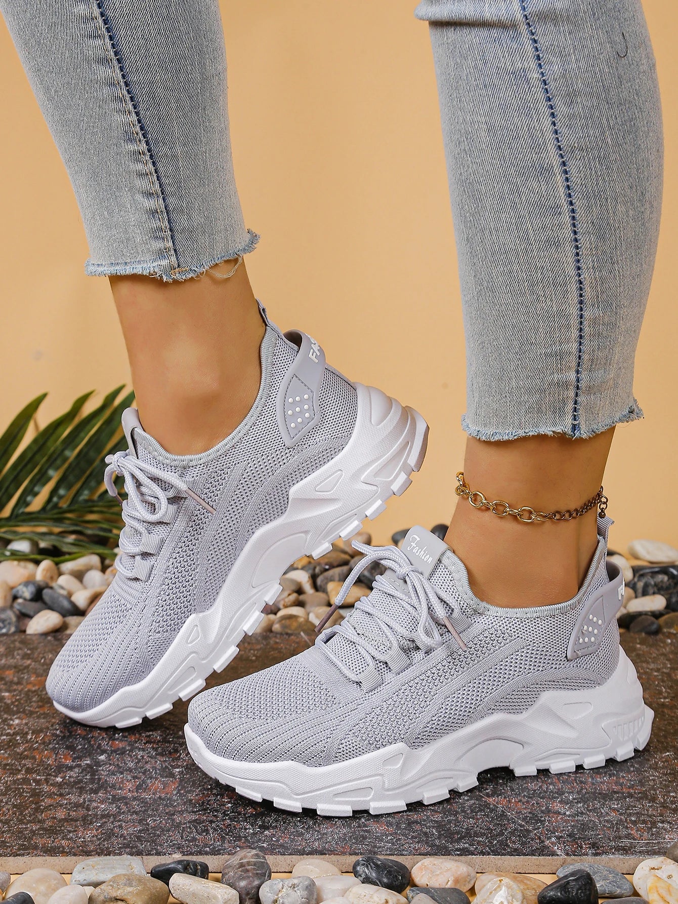 Women's Shoes, Women's Sports Shoes 2025 Women's Shoes Breathable Single-Mesh Dad Shoes Women's Casual and Versatile Sports Shoe LadyShow.Store