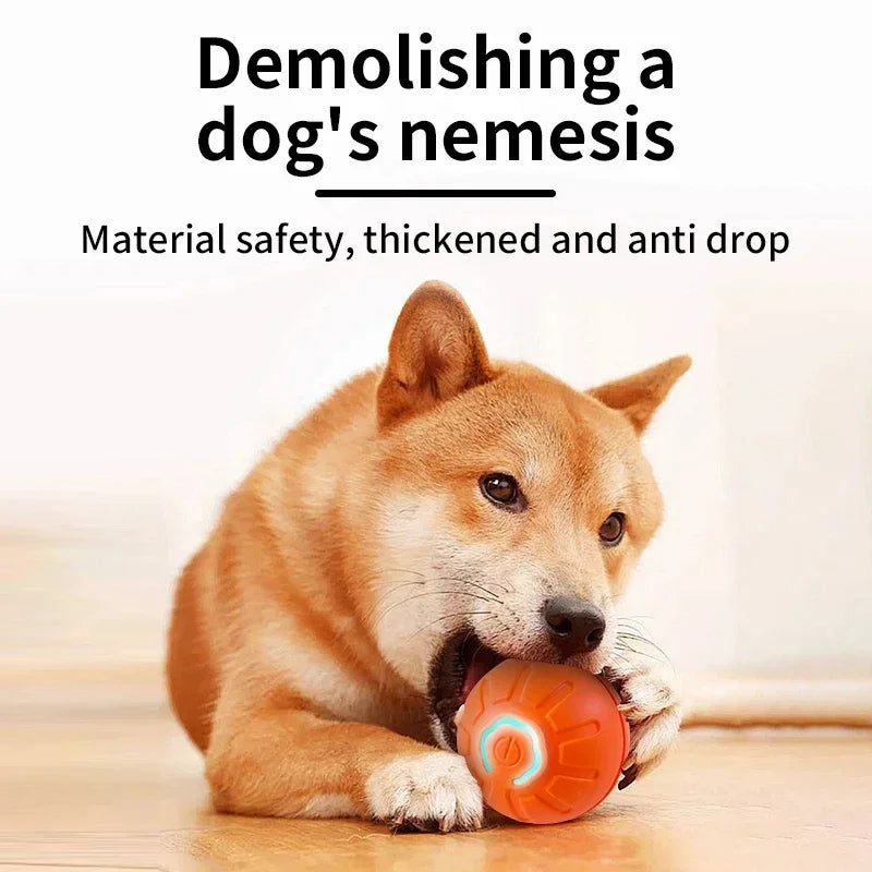 Smart Dog Toy Ball Electronic Interactive Pet Toy Moving Ball USB Automatic Moving Bouncing for Puppy Birthday Gift Cat Products Pi-Mart