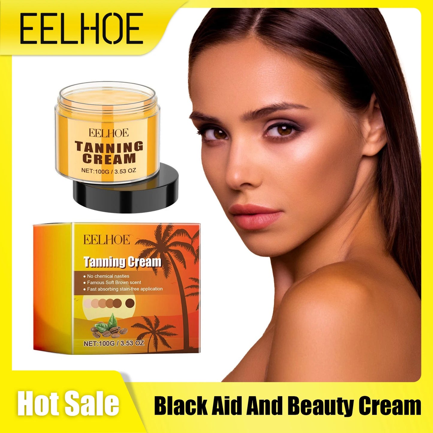 Self Tanning Cream Fake Tan Natural Glow Body Bronzing Nourishing Skin Summer Long Lasting Coloring Bronze Cream Sunless Tanner Pi-Mart