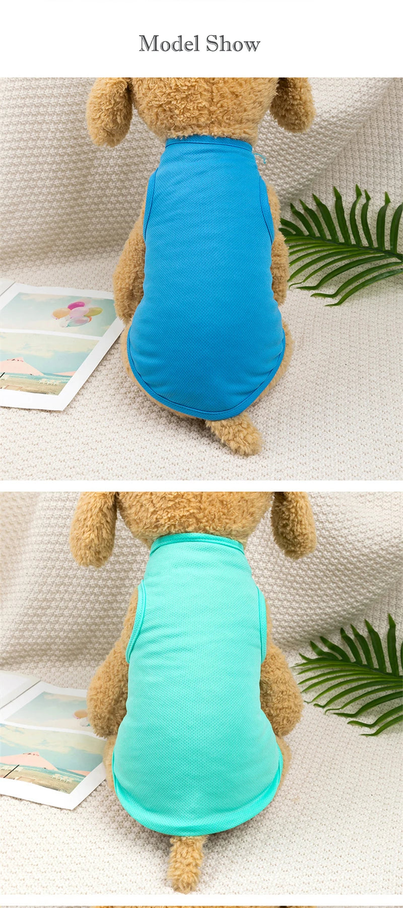 Solid Red Yellow Pet Cat Vest for Small Dogs French Bulldog Puppy Summer Clothes Breathable T shirt Unisex York Dog Pet Products Pi-Mart