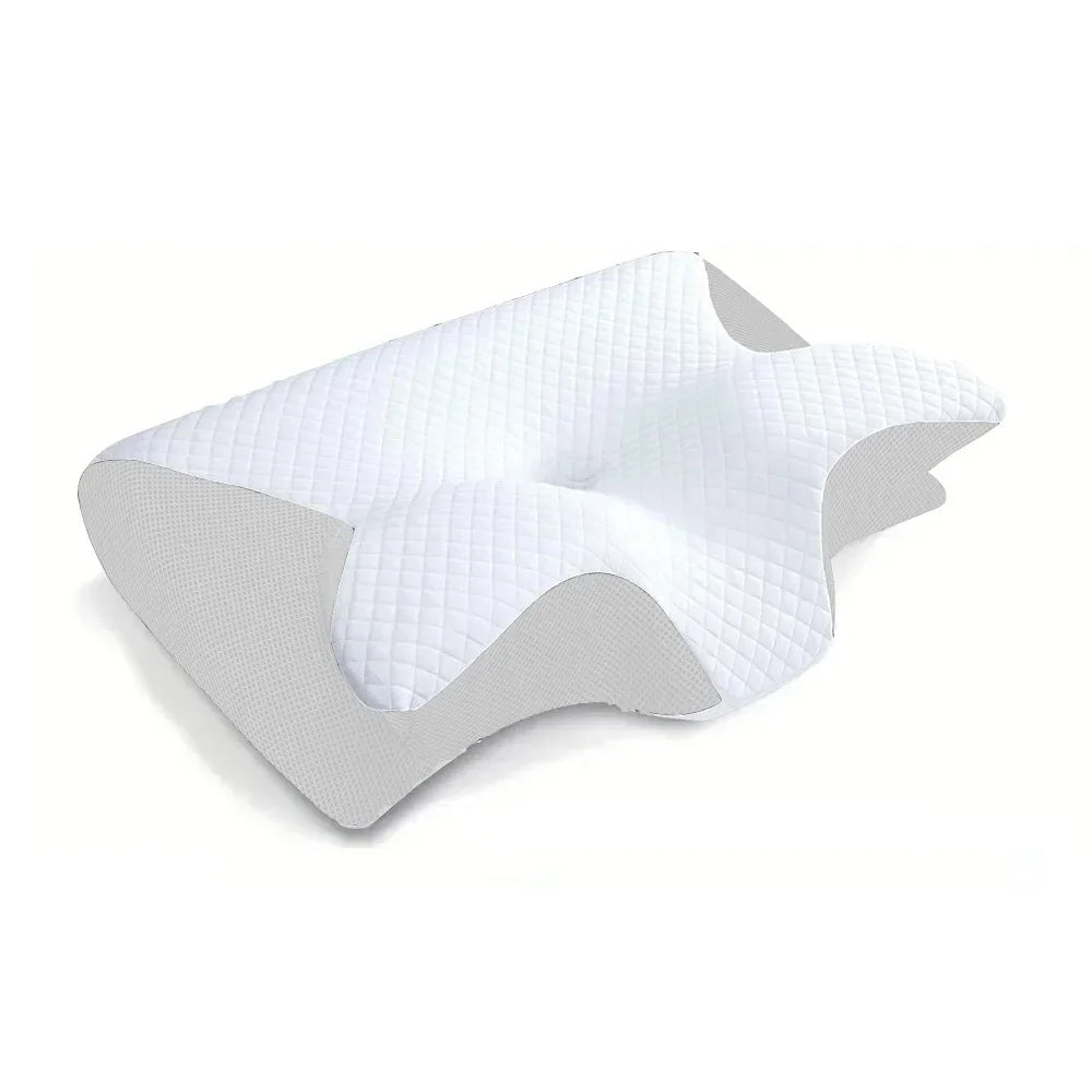 Sleep Memory Pillow Butterfly Memory Foam Neck Pillows Contoured Sleep For Neck Pain Relief Stomach Support Comfortable Pillow Pi-Mart