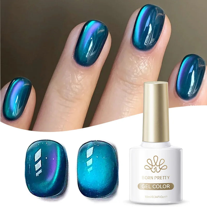 BORN PRETTY 117 Colors Cat Magnetic Gel Nail Polish 10ml Full Coverage Varnish Semi Permanent Super Gorgeous Nails Manicure Tri Light Beauty
