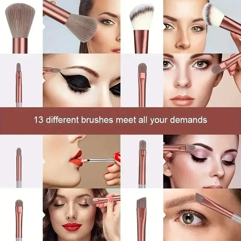 Makeup Brush Set Soft Fluffy Professiona Cosmetic Foundation Powder Eyeshadow Kabuki Blending Make Up Brush Beauty Tool Makeup Tri Light Beauty
