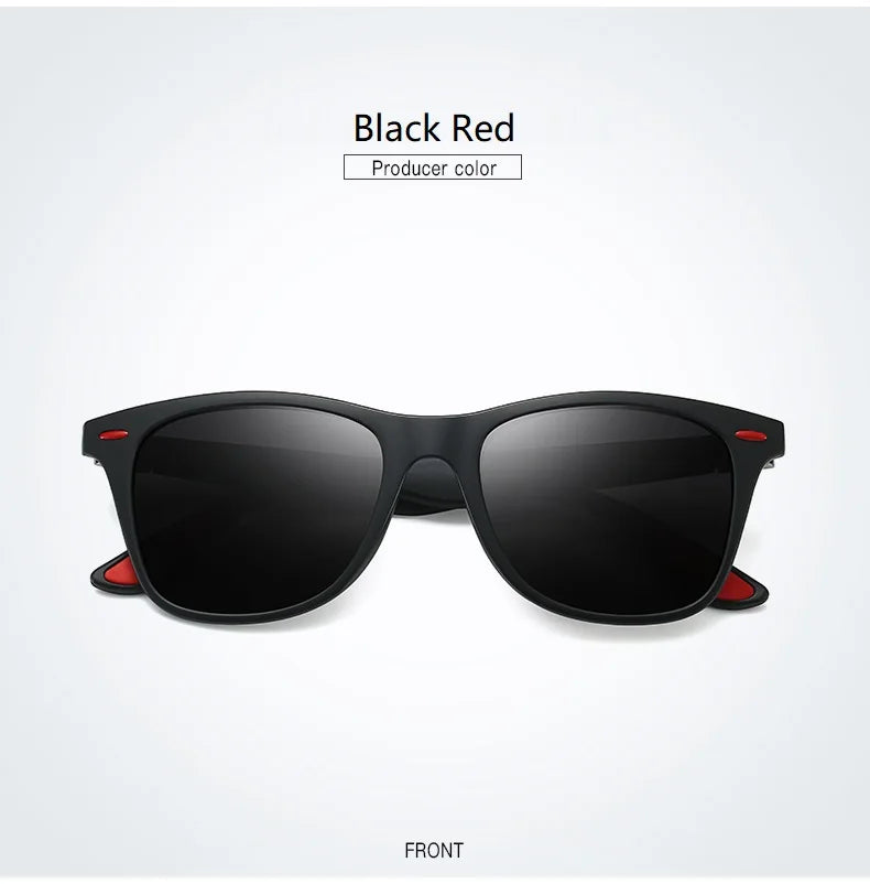 1-2-3PCS Fashion Vintage Square Unisex Driving Fishing Sunglasses Men Women Luxury Brand Designer Sun Glasses Anti-Glare Eyewear Pi-Mart