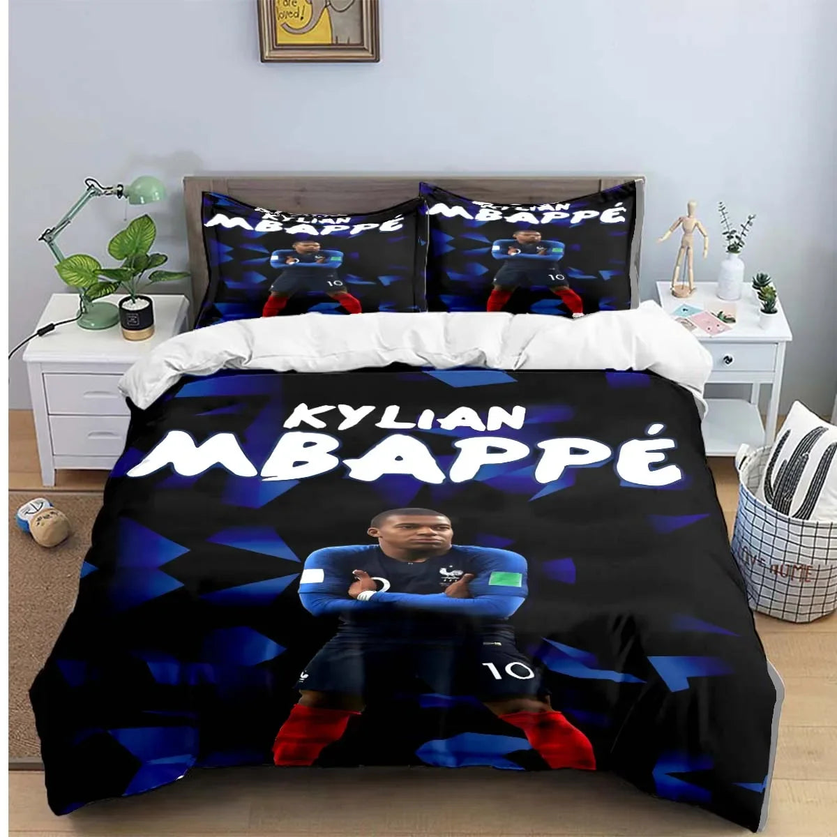 FashionFootball Star R-Ronaldo Printing Bedding Set Duvet Cover Comforter Bed  Youth Kids Girl Boys Luxury Birthday Gift Pi-Mart