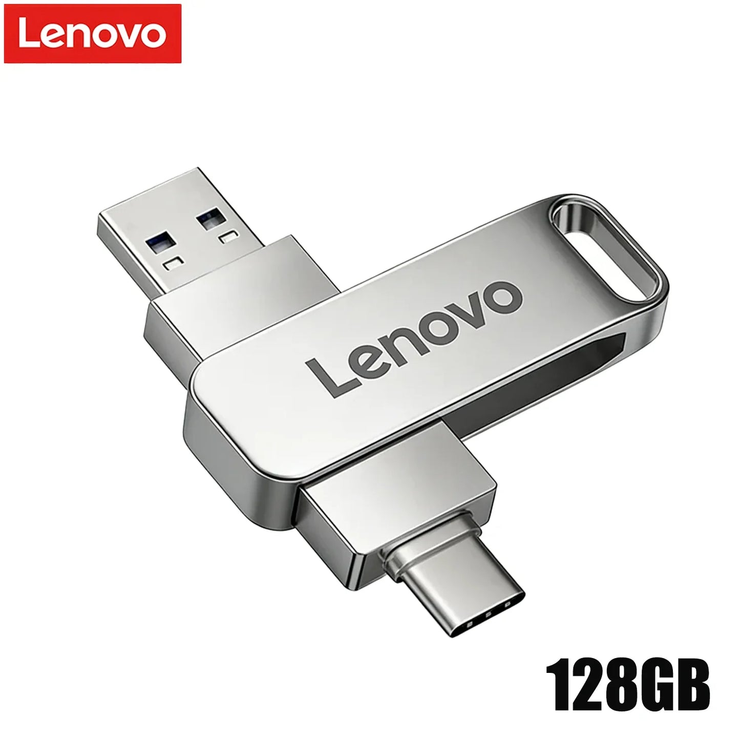 Lenovo OTG Pen Drive 256GB High Speed USB 3.2 Flash Drives Metal Type-C Pendrive 512GB Waterproof Stick For Phone Computer LadyShow.Store