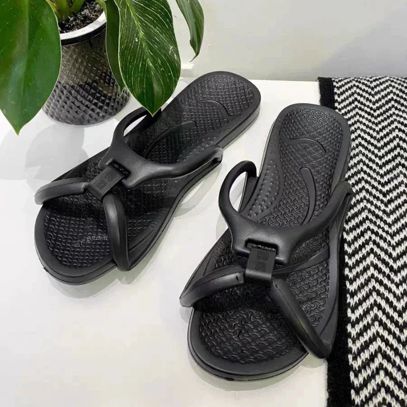 Travel Slippers Foldable EVA Soft Quick Drying Unisex Portable For Hotel Bathroom Shower Men Women LadyShow.Store