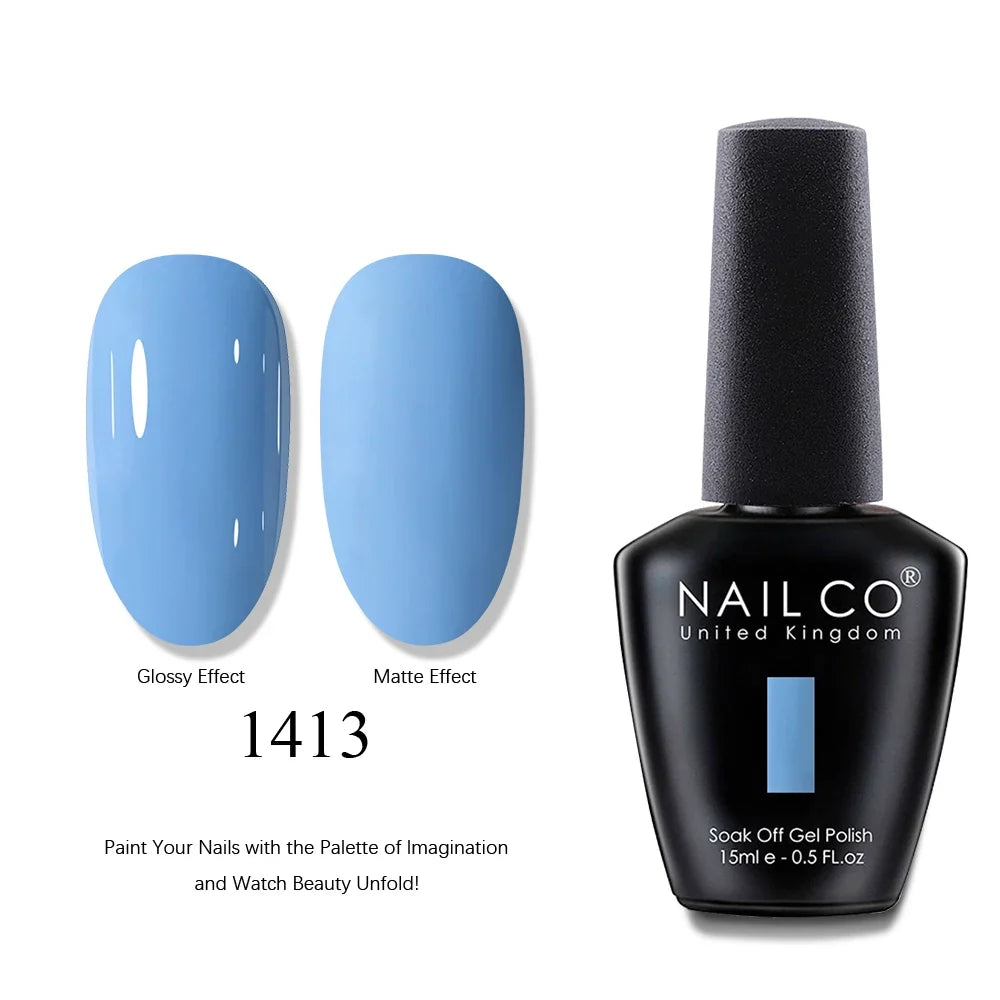 NAILCO 15ml Brown Nails Art Red Color Gel Nail Polish Semi-permanent UV Gel Polish Coffee Manicure Chocolate Hybrid Nail Varnish Tri Light Beauty