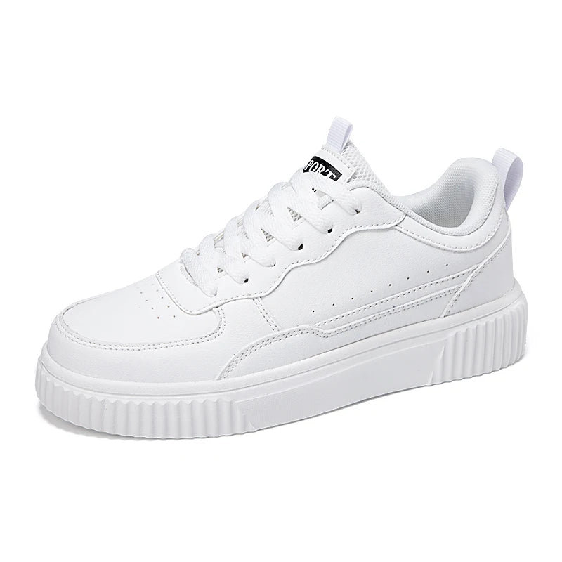 Fashion Women Casual Shoes Breathable Walking Flat Shoes Sneakers White Female Footwear Sports Running Outdoor Walking For Men Pi-Mart
