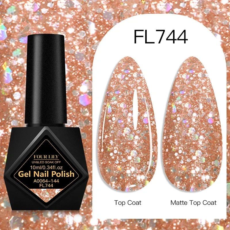 10ml Gel Nail Polish 162 Colors Nail Supplies Vernis Semi Permanent Nail Art Manicure Soak Off LED UV Gel Nail Varnishes Summer Tri Light Beauty