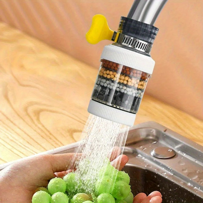 Six-layer Filter Cylindrical Bubbler, Faucet Filter Splash-proof Head Bubbler Pi-Mart