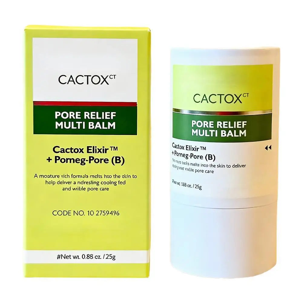 CACTOX Pore Relief Multi Balm 25g - Cactox Elixir & Pomeg-Pore Formula, Cooling Soothing Moisturizing Balm for Pore Care Pi-Mart