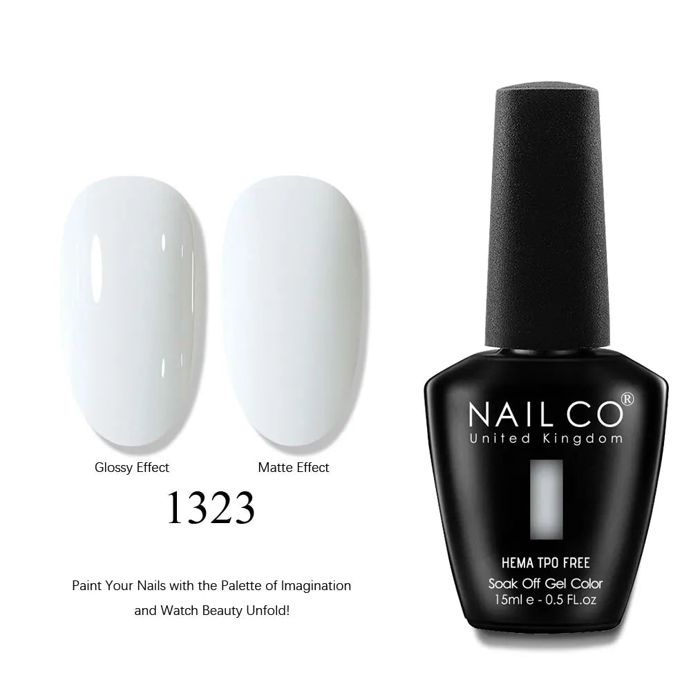 NAILCO 15ml Nails Art Gel Lack Polish Summer Hybrid Nail Varnish Manicure UV Top Coat Base HEMA TPO FREE Esmalte Nail Gel Polish Tri Light Beauty
