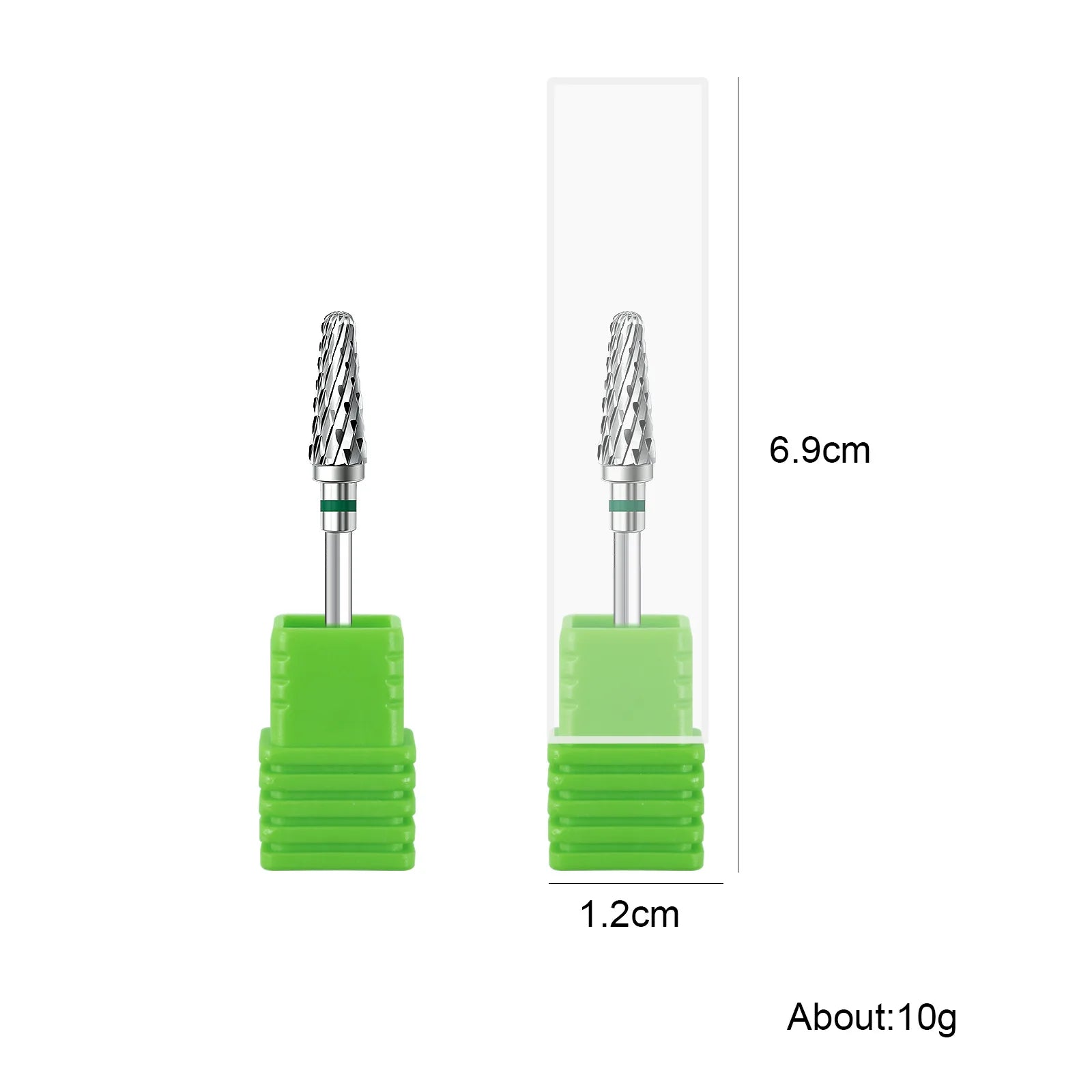 1pcs Tungsten Steel Nail Cuticle Drill Bits Carbide Rotate Electric Ceramic Milling Cutter For Manicure Gel Polish Remover Tri Light Beauty