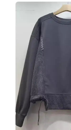 White Hoodie Women Long Sleeve Drawstring Casual Sweatshirts LadyShow.Store