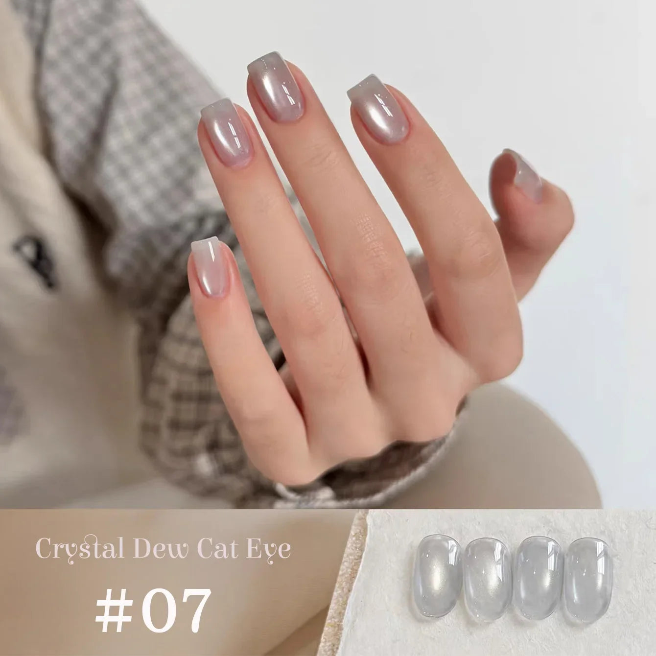 1-9pcs TC Flow Light White Cat Eye Gel Nail Polish Ultra Shine Soak Off UV Gel Mirror Glass Cat Magnet Gel Varnish Nail Supplies Tri Light Beauty