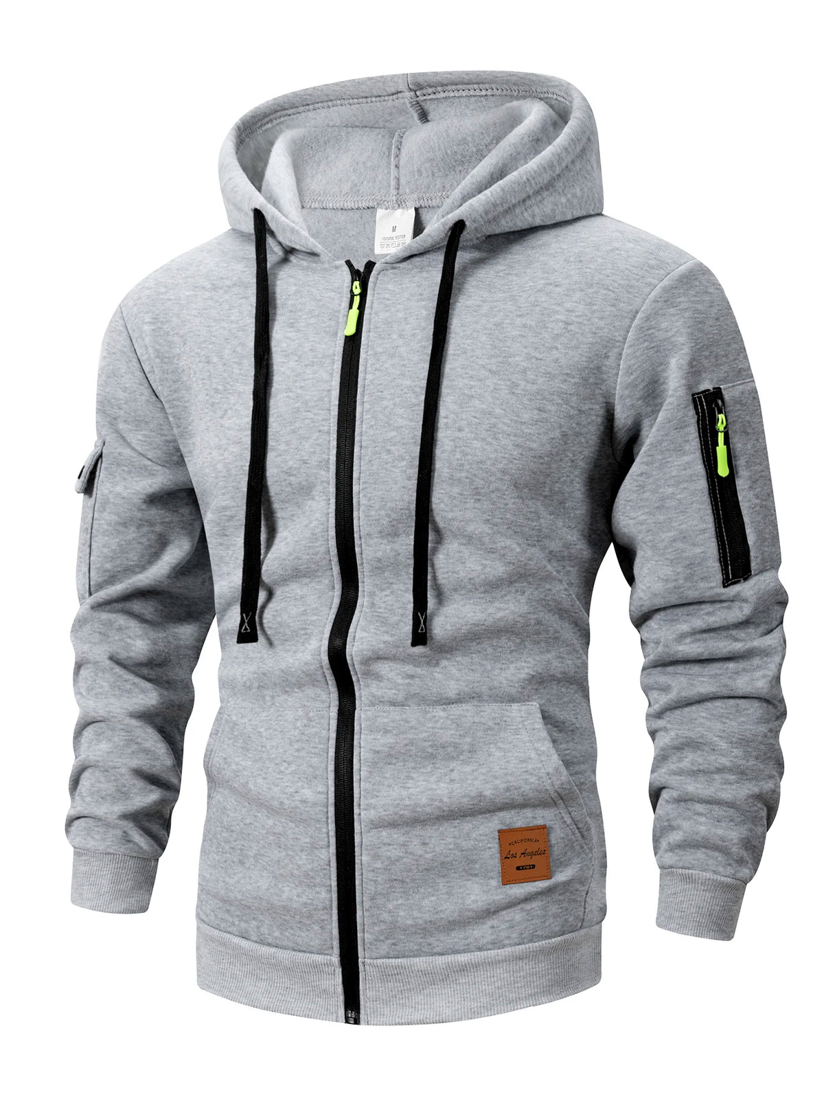 2025 New Autumn Men Sweatshirts Long Sleeve Jacket Hoodie Zipper Closure Jacket Male Hoodies Sweatshirt Slim Fit Male Clothing Pi-Mart
