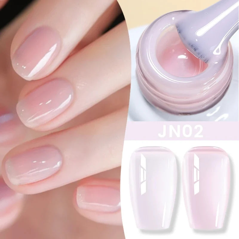 BORN PRETTY 83 Colors 10ml Jelly Nude Gel Nail Polish Autumn Amber Semi Transparent Manicure Soak off UV LED Nails Gel Varnish Tri Light Beauty
