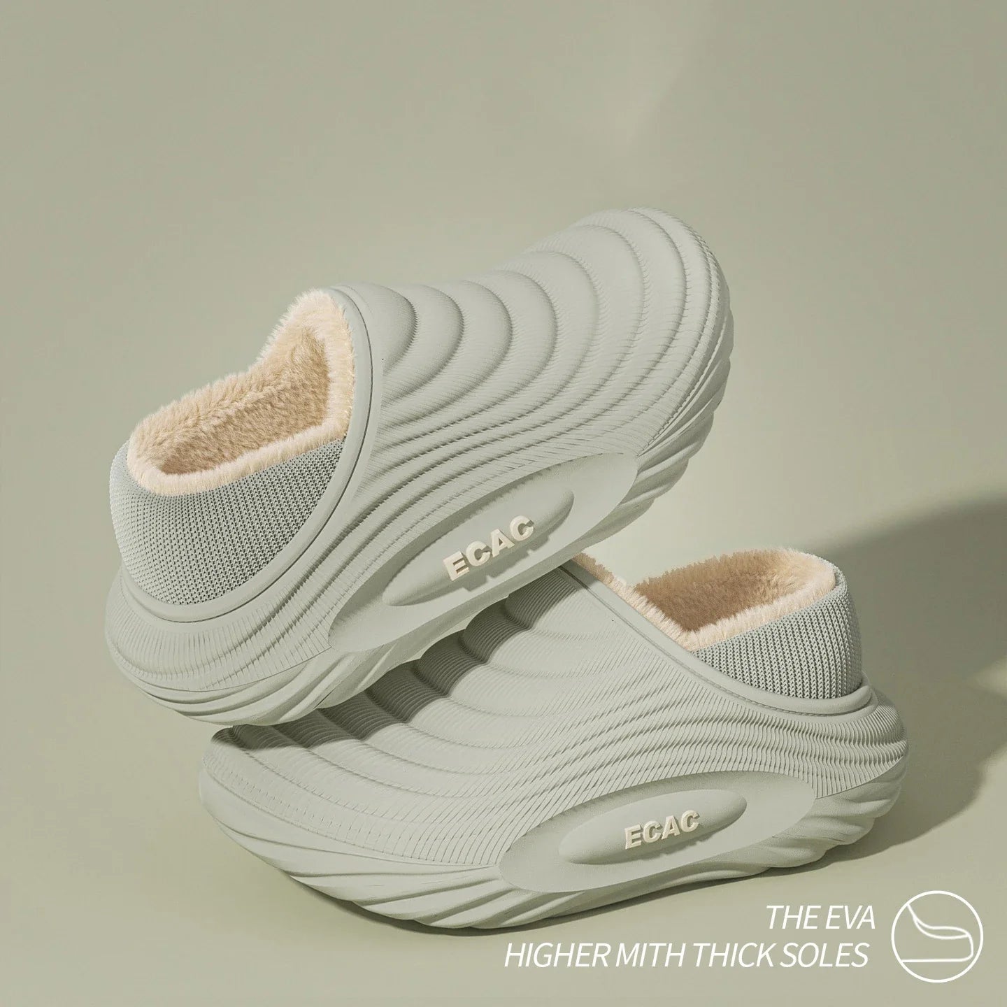 Baotou waterproof cotton slippers, home cotton shoes, winter warm and non slip couple cotton slippers LadyShow.Store