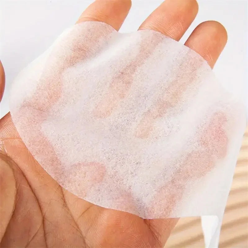 1000/500pcs Cotton Eye Mask Paper Disposable DIY Natural Cotton Eye Paper Essential Product Ultrathin Eye Pads Skin Care Tools Tri Light Beauty