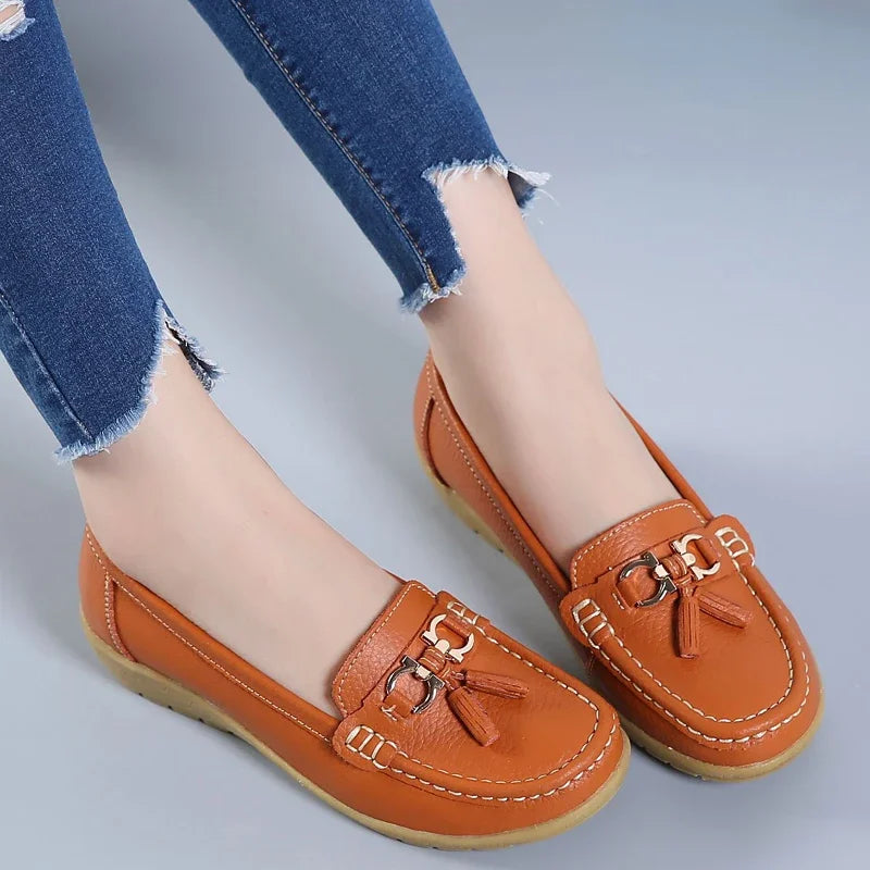 Women Shoes Slip On Loafers For Ballet Flats Women Moccasins Casual Sneakers Zapatos Mujer Flat Shoes For Women Casual Shoes LadyShow.Store