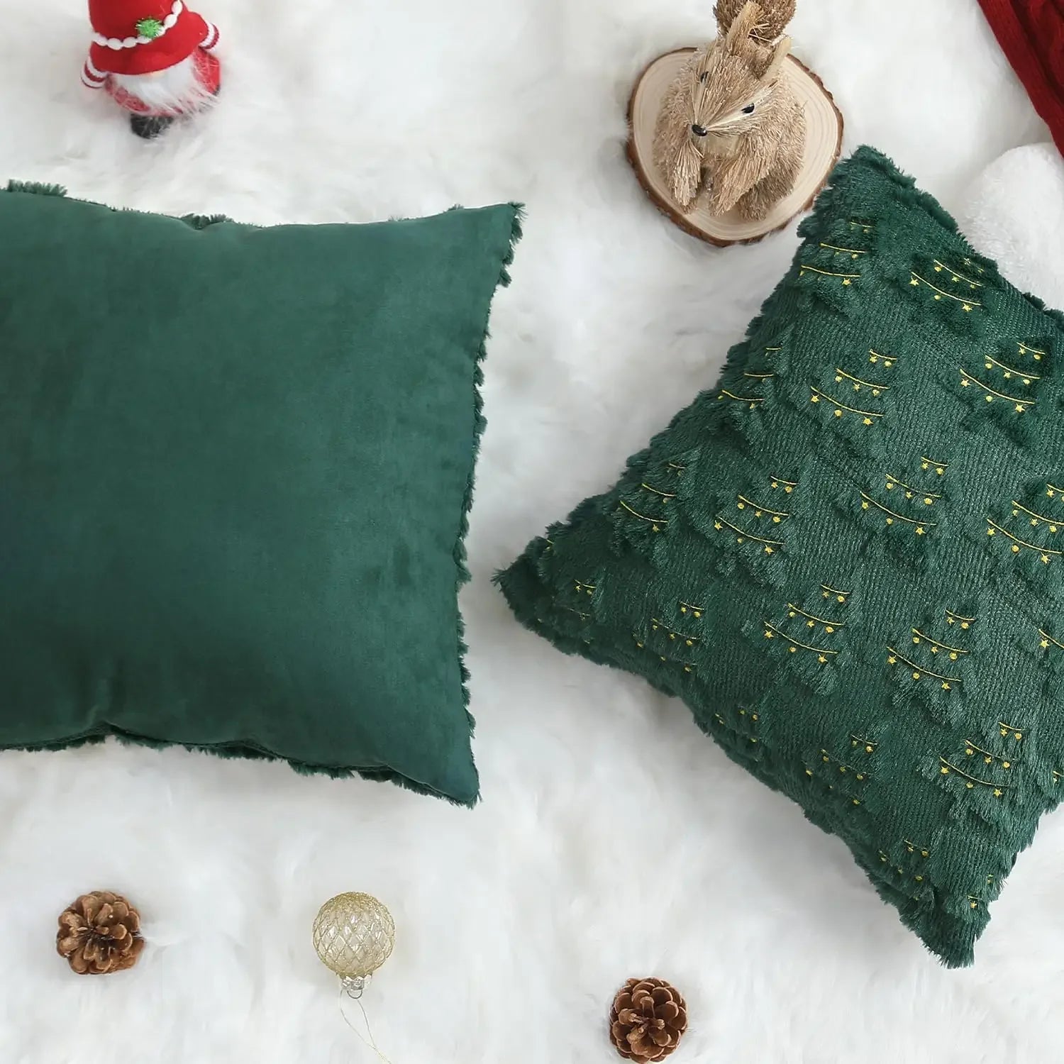 2025 New Spring Decorative Throw Pillow Covers Corduroy Boho Windmill Textured Cushion Cover 45x45CM Pillowcases Home Decor Pi-Mart