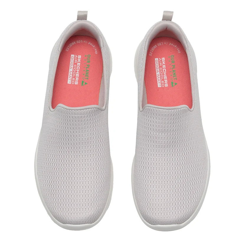 Skechers Casual Shoes, Cushioning and Breathable Women's Shoes, Daily Travel Shoes 124637-Nat Pi-Mart