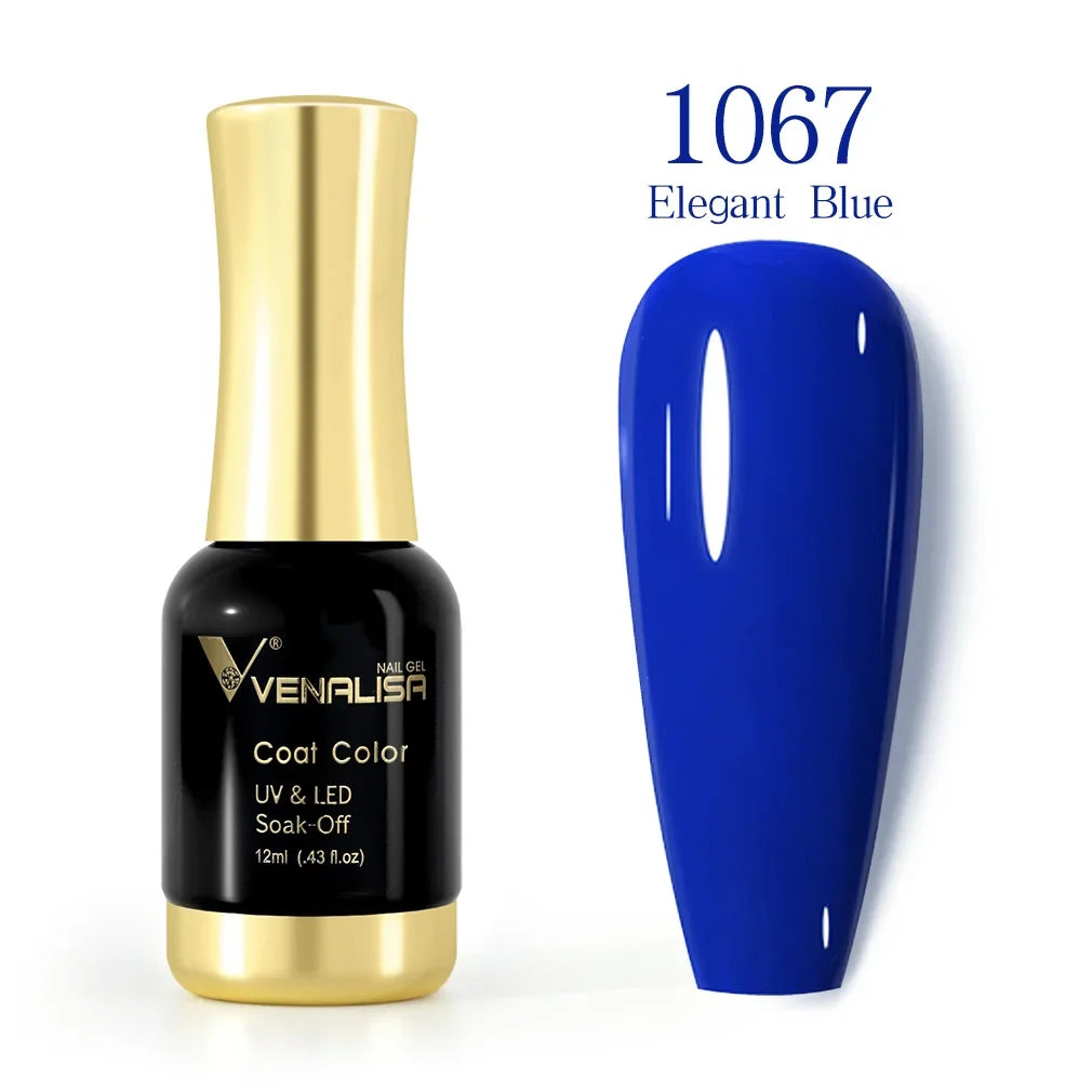 VENALISA Nail Gel Varnish TPO FREE Soak Off UV LED Organic Odorless Enamels Nail Art Colors 12ml 120Colors UV Gel Nail Polish Tri Light Beauty