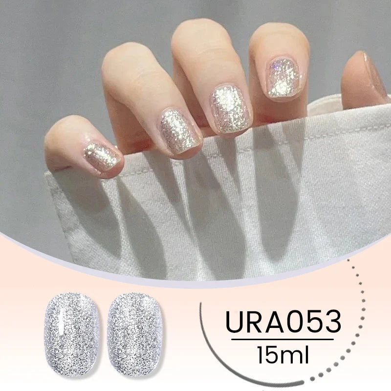 UR SUGAR 15ml Jelly Milky White Translucent Color Gel Polish Semi Permanent UV Gel Nail Art Soak Off Gel Varnish Latest Fashion Tri Light Beauty