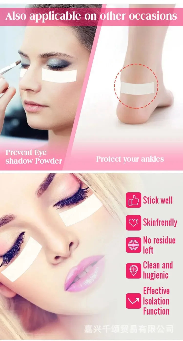 110Pcs Micro Foam Eyepad Painless Lash Supplies PE Foam Eye Patch Easy Remove Tape Makeup Stickers Under Eyelash Pad Patch Pi-Mart