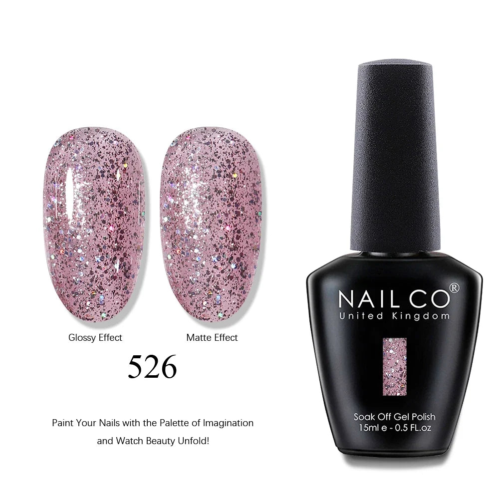 NAILCO 15ml Brown Nails Art Red Color Gel Nail Polish Semi-permanent UV Gel Polish Coffee Manicure Chocolate Hybrid Nail Varnish Tri Light Beauty
