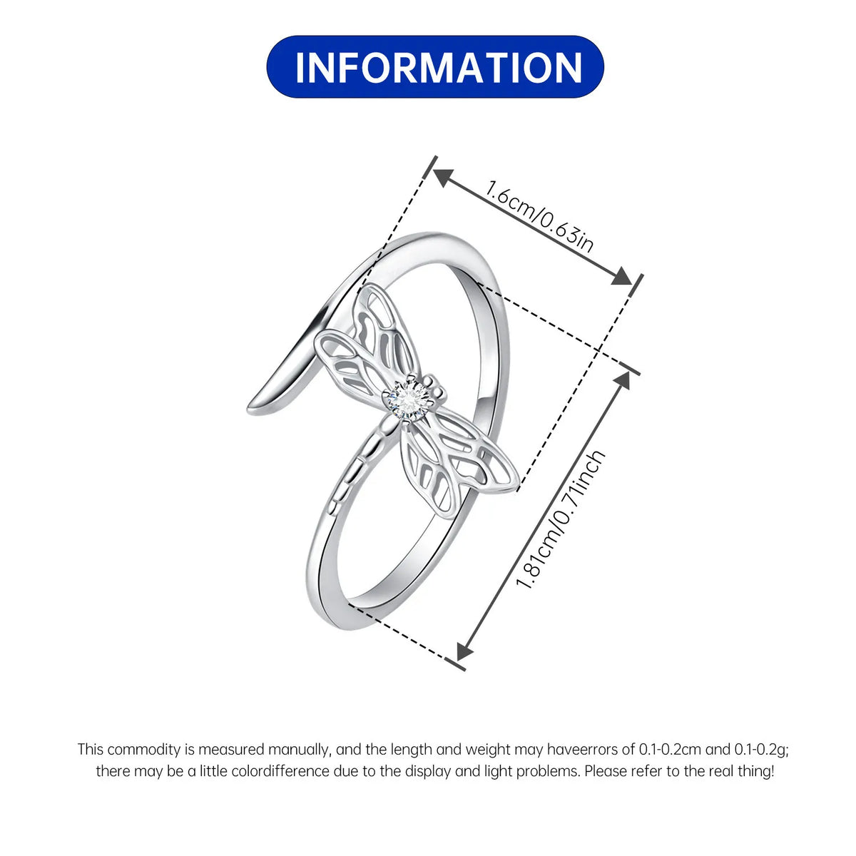 Original 925 Sterling Silver Open Ring Exquisite Panda Dolphin Adjustable Ring Original Daily Fine Jewelry Women Birthday Gifts Pi-Mart