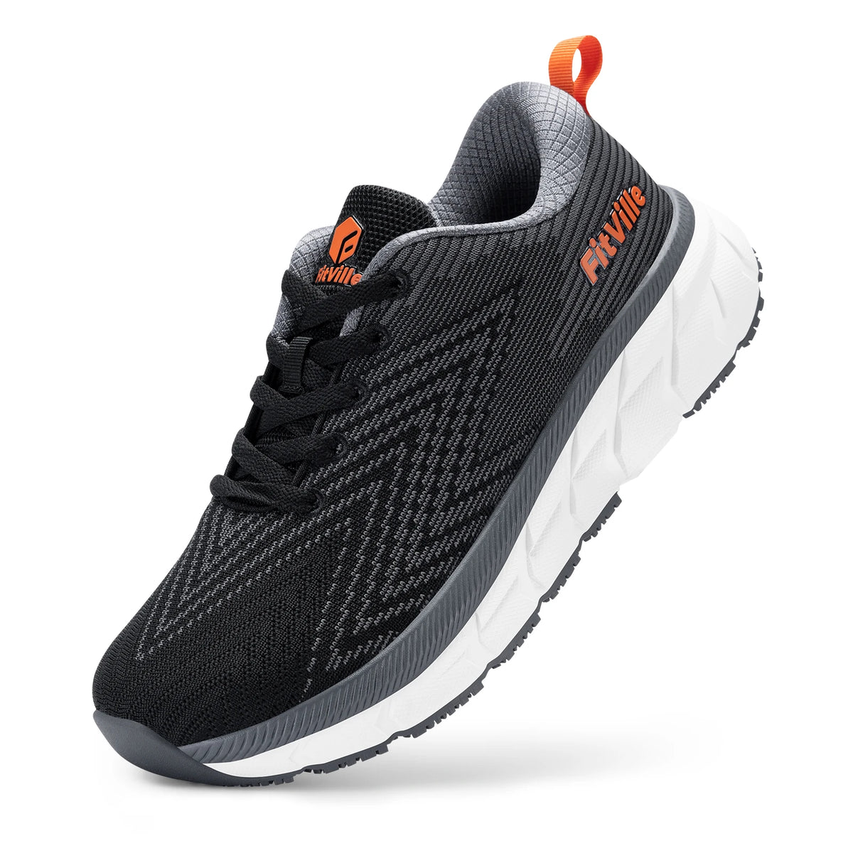 FitVille Wide Toe Box Shoes for Men Cushioned Well Extra Wide Width Shoes Non Slip Wide Lightweight Breathable Running Shoes Pi-Mart