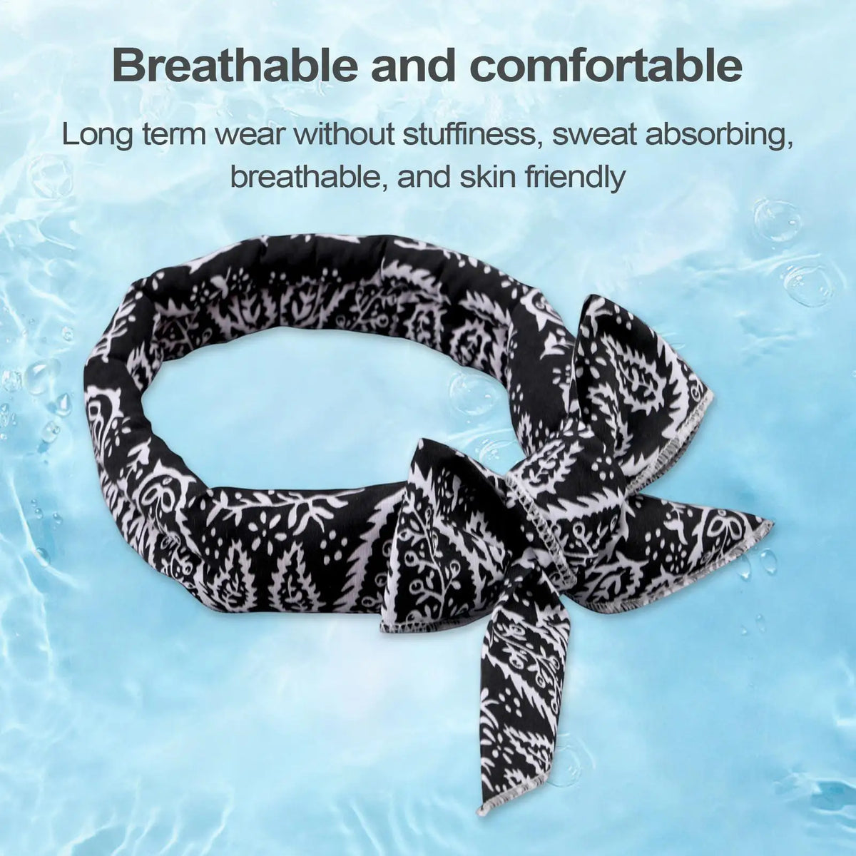 Pet Cooling Scarf Cute Dog Cooling Bandana Adjustable Fast Cooling Cat Cooling Ice Scarf Reusable Cat Collar Pet supplies Pi-Mart