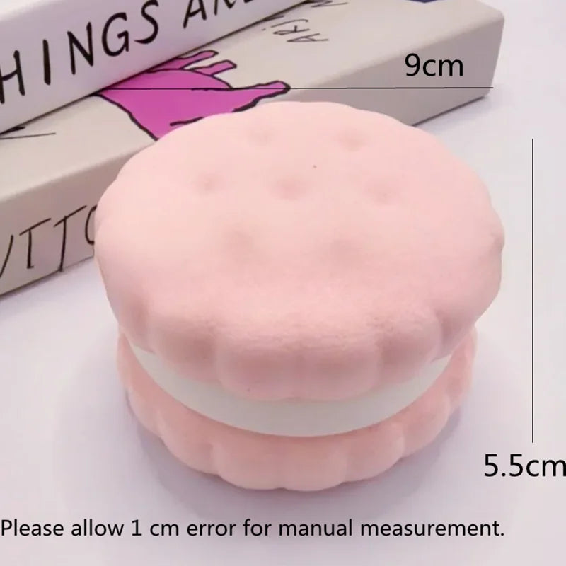 Squishy Simulated Cake Squeeze Toy Stress Relief Slow Rising Sensory Fidget Toys for Anxiety ADHD Autism Adults ASMR Fun Pi-Mart