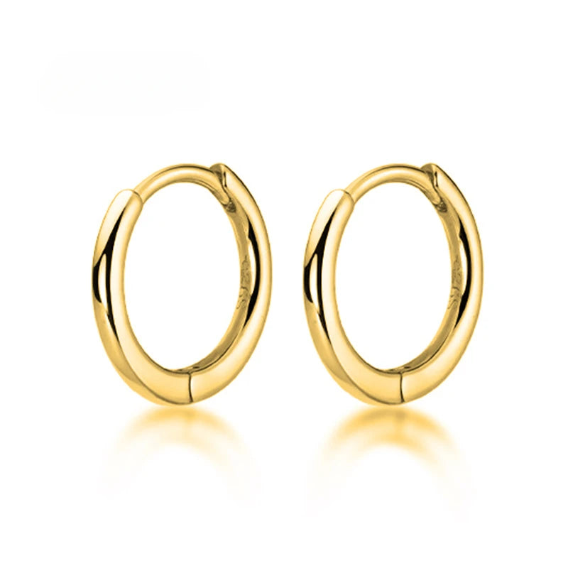 1 Pairs Fake Ear Clip Hoop Earrings for Men and Women Stainless Steel Painless Non Piercing Fake Earrings Jewelry Gifts Pi-Mart