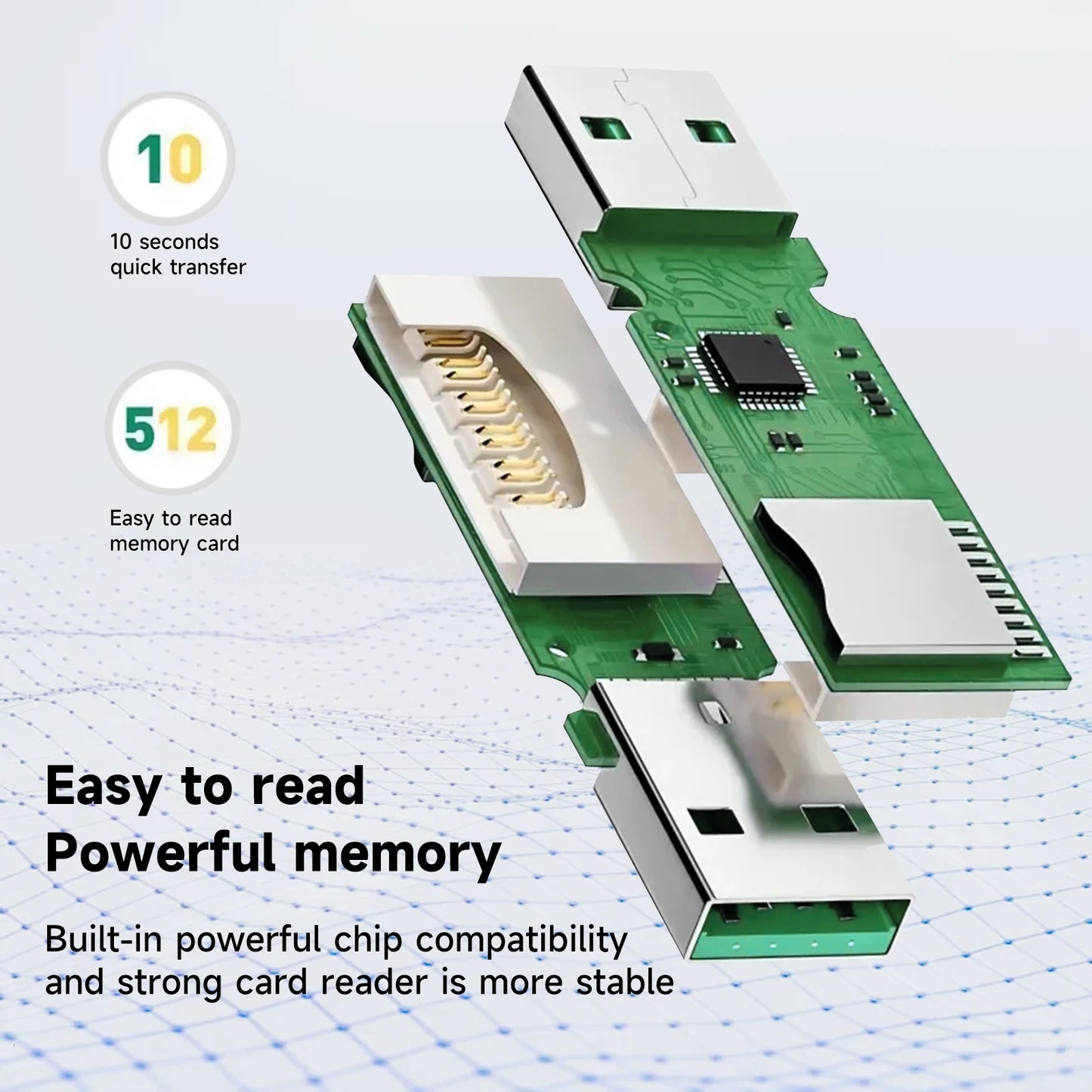 2 in 1 USB 3.0 Card Reader Micro TF sd card Reader usb adapter High Speed Cardreader TF Memory card For PC Laptop Accessories Pi-Mart