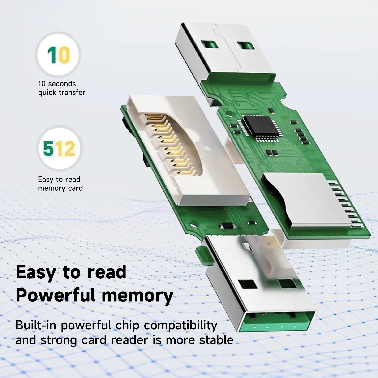 2 in 1 USB 3.0 Card Reader Micro TF sd card Reader usb adapter High Speed Cardreader TF Memory card For PC Laptop Accessories Pi-Mart