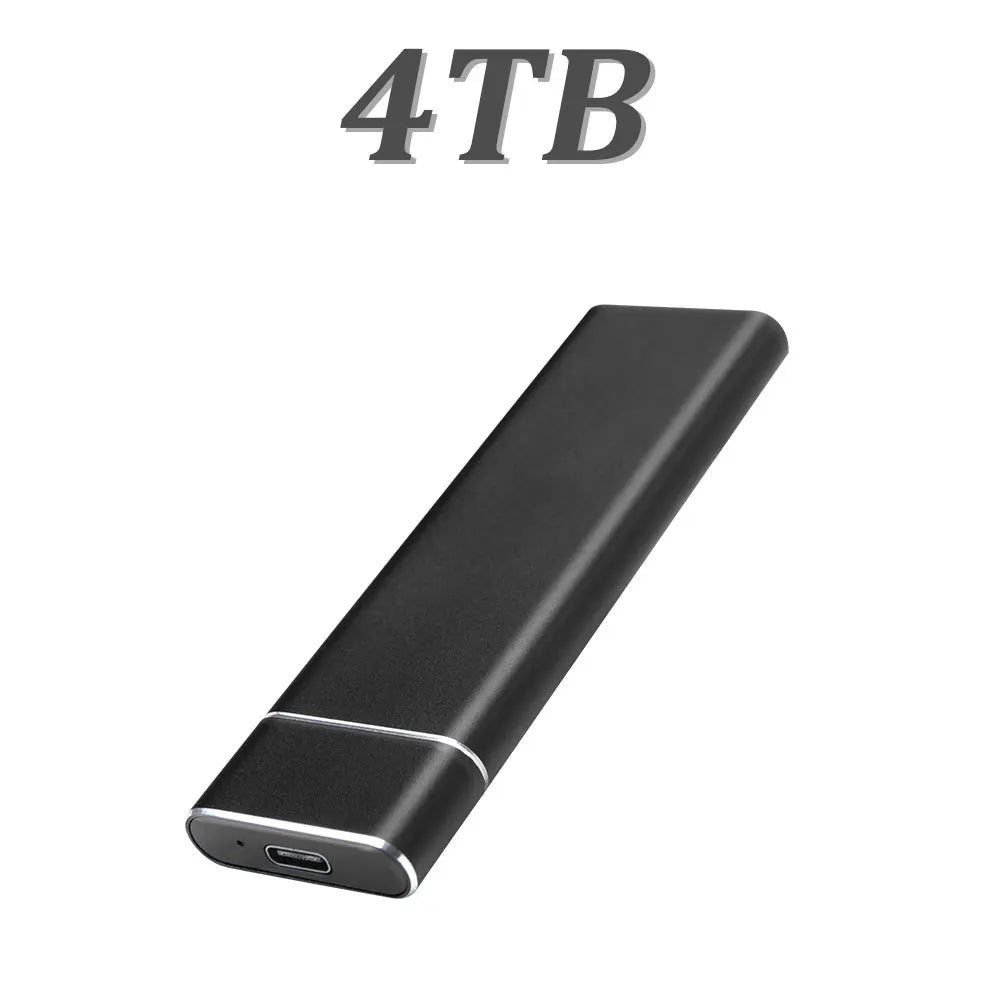 USB 3.1 high-speed external portable hard drive 4TB large capacity portable SSD solid state drive suitable for laptop MAC/PC Pi-Mart