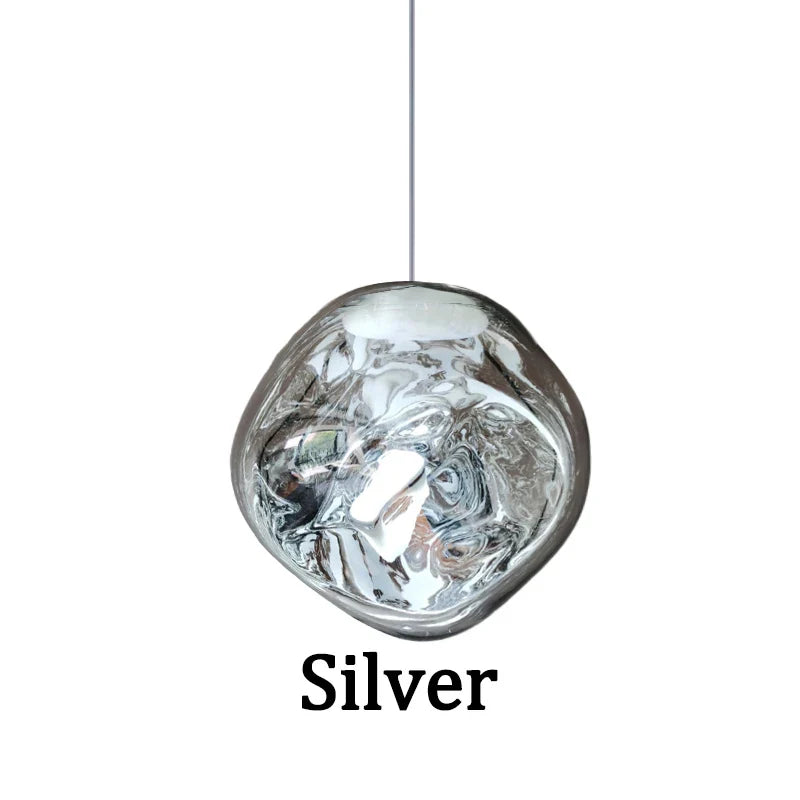 Modern Lava LED Chandeliers PVC Lighting Living Room Deco Hanging Lamp Kitchen Light Fixtures Indoor Home Chandelier Lighting LadyShow.Store
