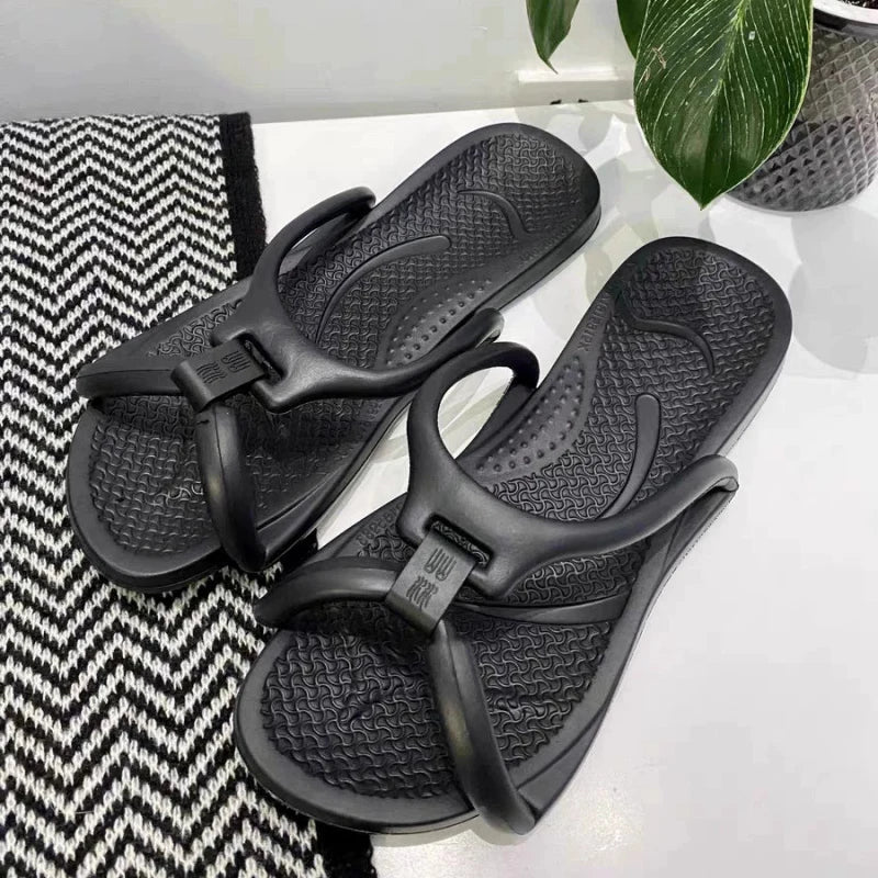Travel Slippers Foldable EVA Soft Quick Drying Unisex Portable For Hotel Bathroom Shower Men Women LadyShow.Store