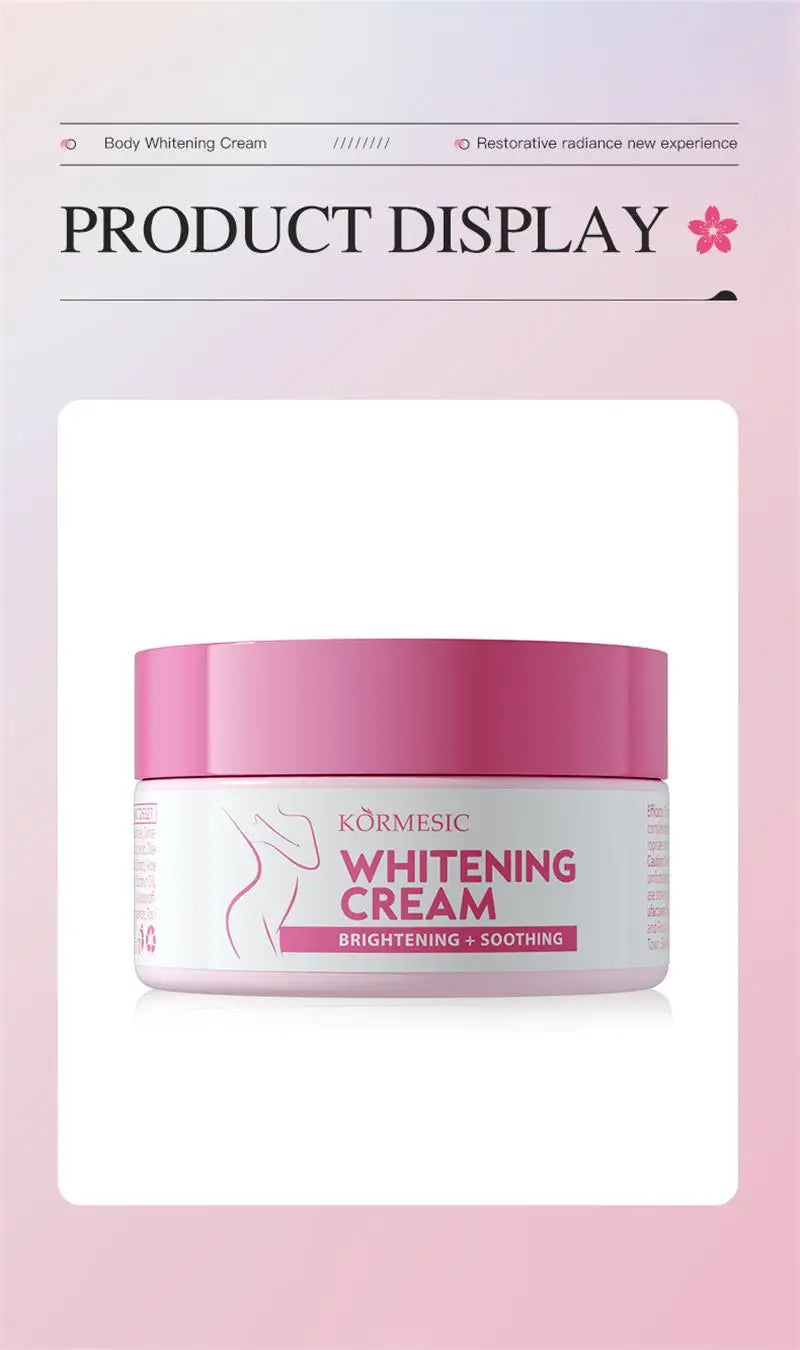 Glutathione Niacinamide Body Lotion Skin Brightening Hydrate Revitalize Even Skin Tone Whitening Face Bleaching Lightening Care Pi-Mart