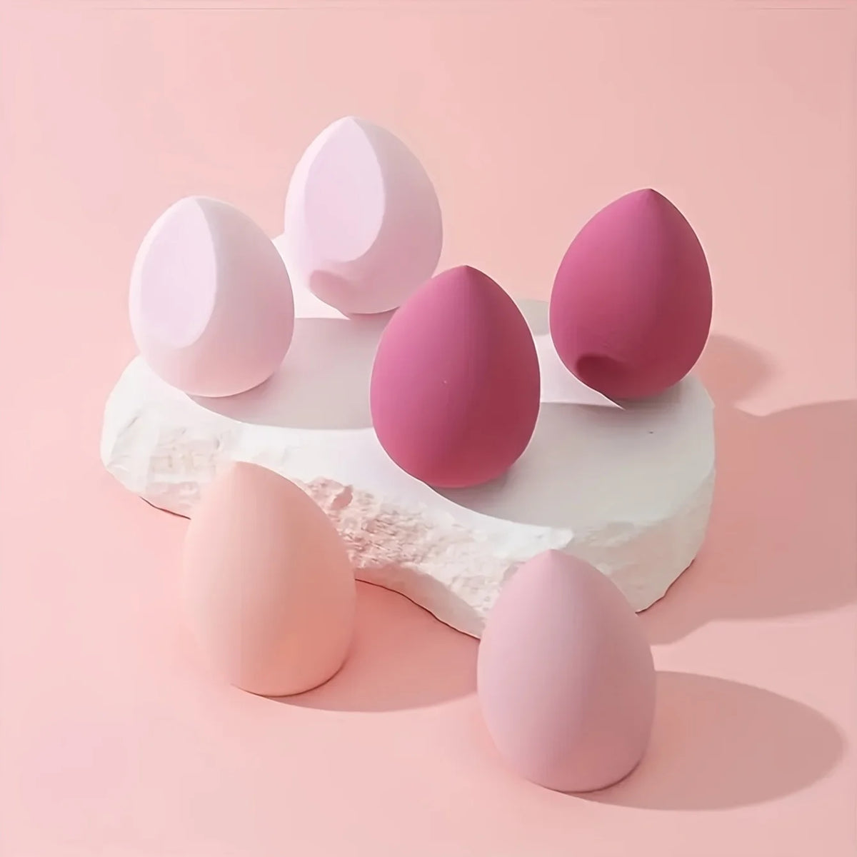 1pc Super Soft Makeup Sponge, Wet and Dry Use, Non-Latex Sponge Powder Puff, Suitable for Liquid Foundation, Cream, Powder Pi-Mart